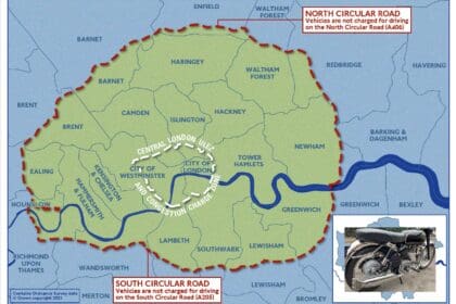 London ULEZ boundary map