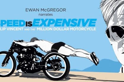 Speed Is Expensive will be released on 25 September as a DVD. The image is US record-setter Rollie Free...