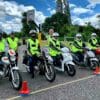Compulsory Basic Training (CBT) is the first stage for new riders. Photo: Book CBT Now