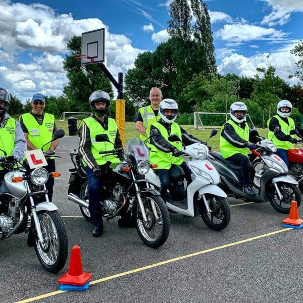 Compulsory Basic Training (CBT) is the first stage for new riders. Photo: Book CBT Now