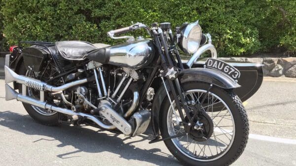 1936 Brough Superior sidecar