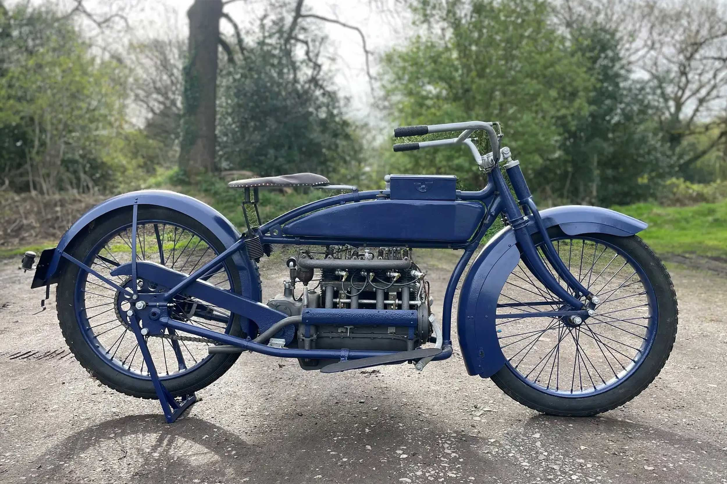 1919-Henderson-Model-22Z-four Rare Henderson Model 2Z Four-cylinder project being offered with No Reserve.