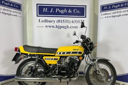 1977 Yamaha RD400 for sale at H J Pugh auction 1 June 2024