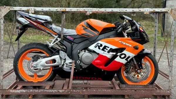 Honda Fireblade brand new in a crate