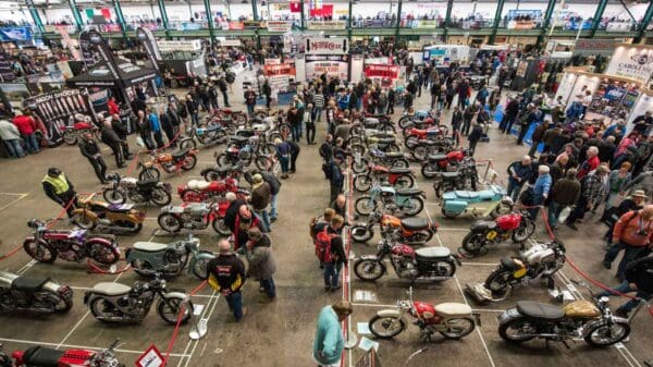 Stafford classic motorcycle mechanic show