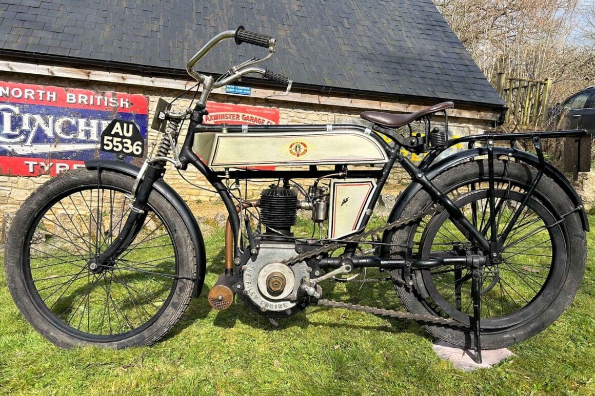 The 1904 Riley reg AU 5536 when sold at auction in March 2024