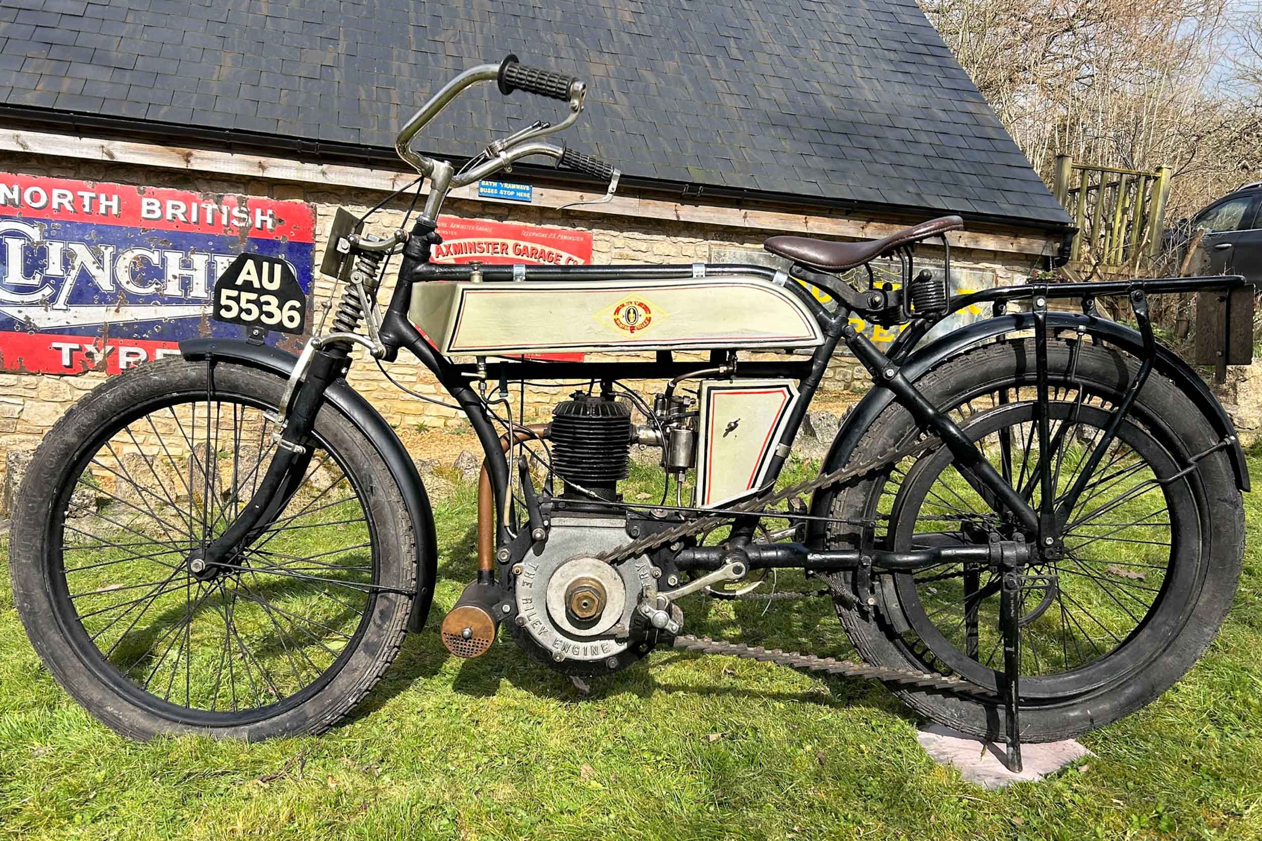 The 1904 Riley reg AU 5536 when sold at auction in March 2024